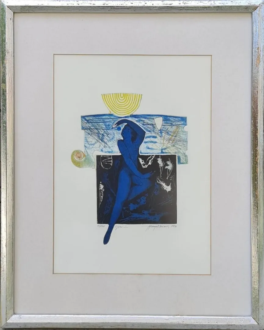 "isimsiz" eseri HAYATİ MİSMAN tarafından 1998 yılında 36x26 cm ölçülerinde Gravür Edisyon 27/100 tekniği ile yapılmıştır.