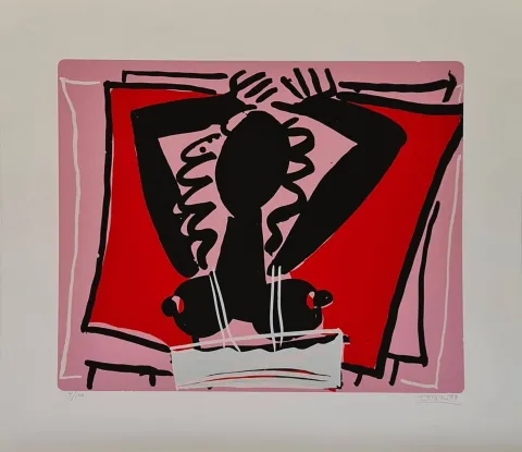 ADNAN TURANİ — “isimsiz”, 1999 "isimsiz" eseri ADNAN TURANİ tarafından 1999 yılında 70x80 cm ölçülerinde Serigrafi Edition: 41/100 tekniği ile yapılmıştır.