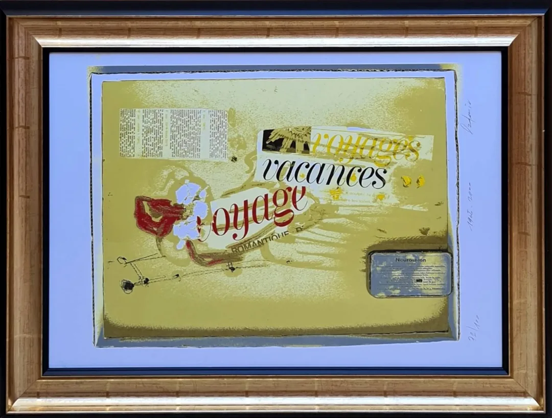 "isimsiz" eseri ÖZDEMİR ALTAN tarafından 1965 yılında 50x70 cm ölçülerinde Baskı 72//100 tekniği ile yapılmıştır.