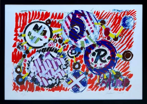 ÖZDEMİR ALTAN — “isimsiz”, 2001 "isimsiz" eseri ÖZDEMİR ALTAN tarafından 2001 yılında 70x100 cm ölçülerinde Baskı 13//30 tekniği ile yapılmıştır.