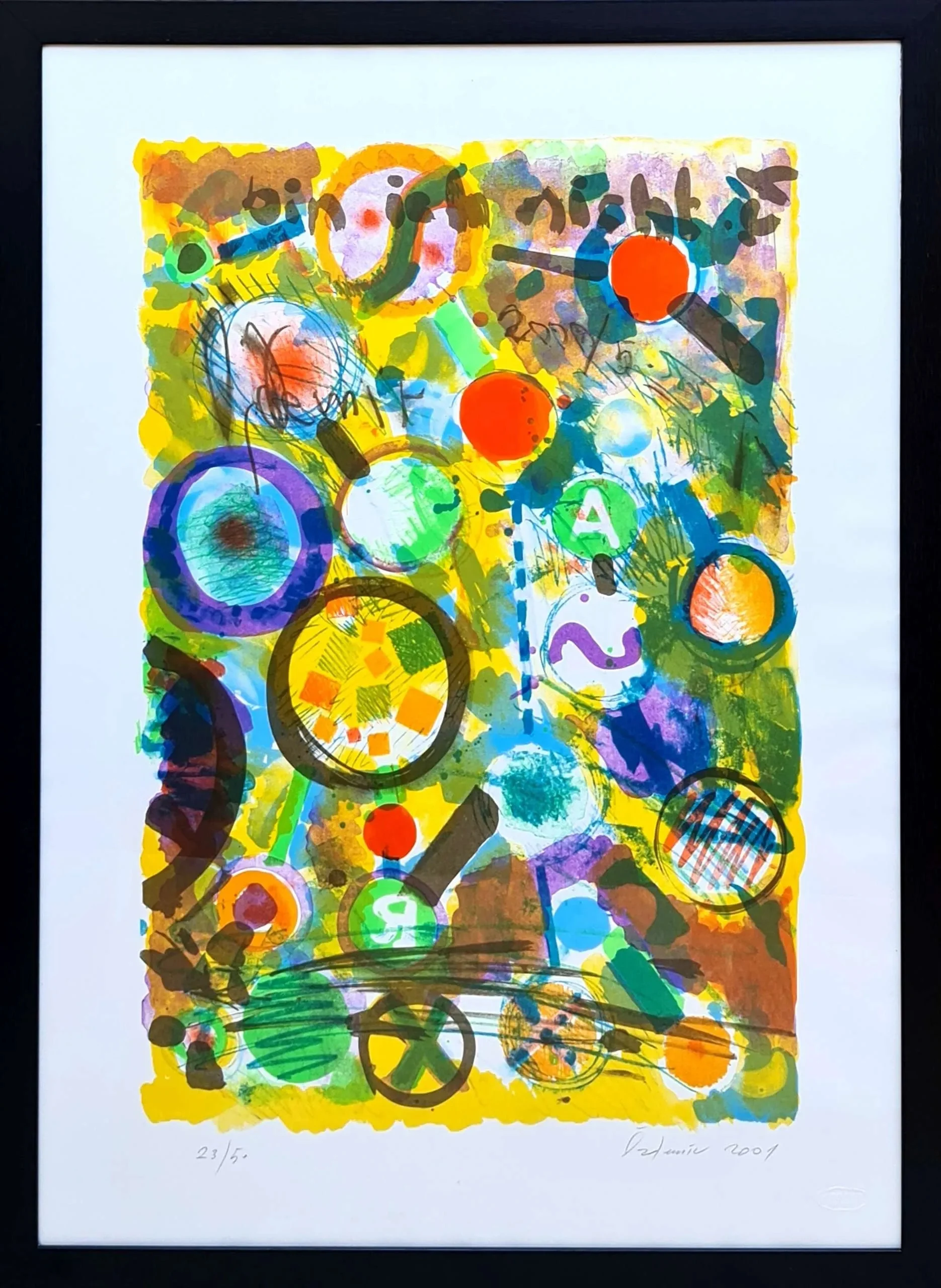 "isimsiz" eseri ÖZDEMİR ALTAN tarafından 2001 yılında 90x65 cm ölçülerinde Baskı 23/50 tekniği ile yapılmıştır.