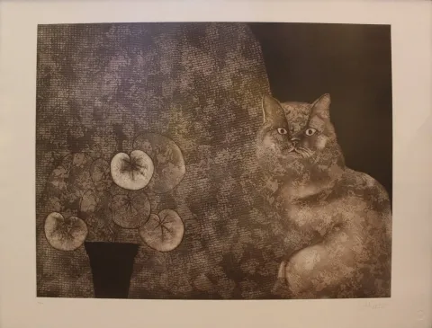 FATİH MİKA — “isimsiz”, 2005 "isimsiz" eseri FATİH MİKA tarafından 2005 yılında 48x64 cm ölçülerinde Gravür 4//50 tekniği ile yapılmıştır.