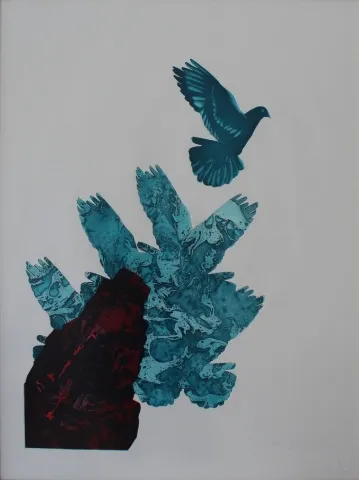 FATİH MİKA — “Zümrüdü Anka Kuşu II” "Zümrüdü Anka Kuşu II" eseri FATİH MİKA tarafından 80x60 cm ölçülerinde Gravür tekniği ile yapılmıştır.