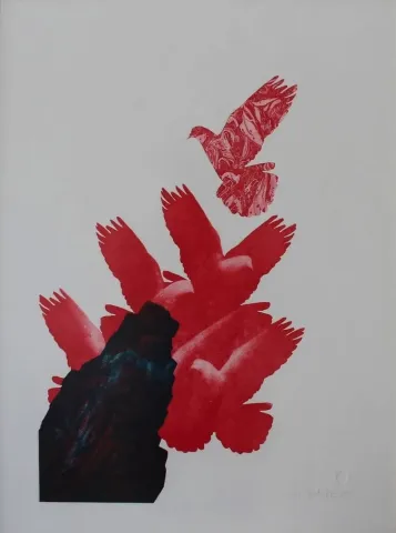 FATİH MİKA — “Zümrüdü Anka Kuşu I” "Zümrüdü Anka Kuşu I" eseri FATİH MİKA tarafından 80x60 cm ölçülerinde Gravür tekniği ile yapılmıştır.