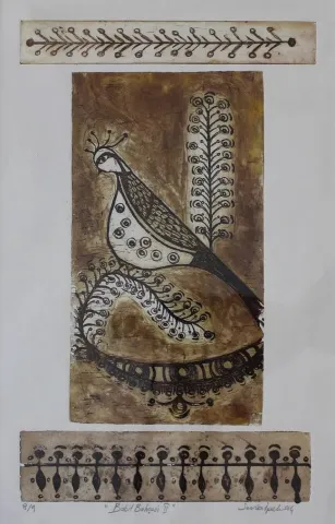 "isimsiz" eseri SEVDA İPEK tarafından 40x24 cm ölçülerinde Gravür tekniği ile yapılmıştır.