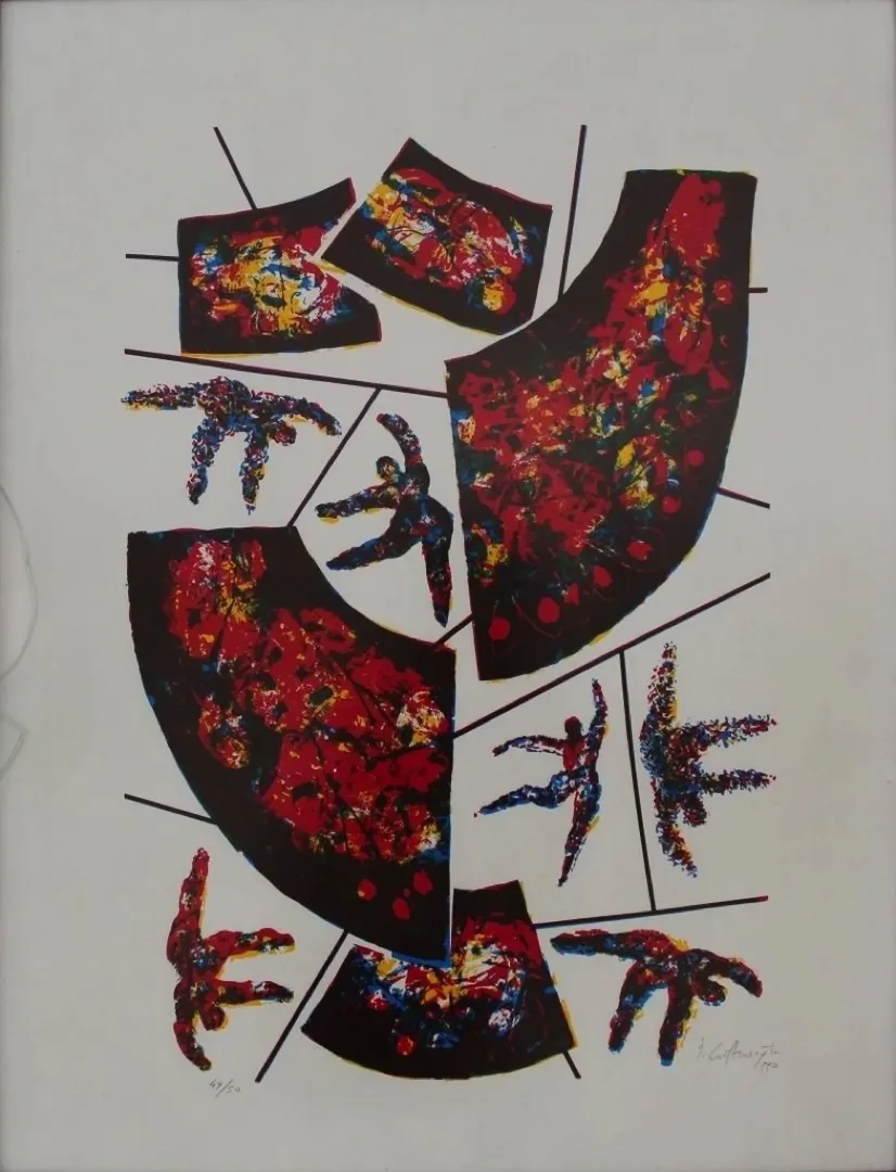 "isimsiz" eseri İBRAHİM ÇİFTÇİOĞLU tarafından 82x63 cm ölçülerinde Serigrafi tekniği ile yapılmıştır.