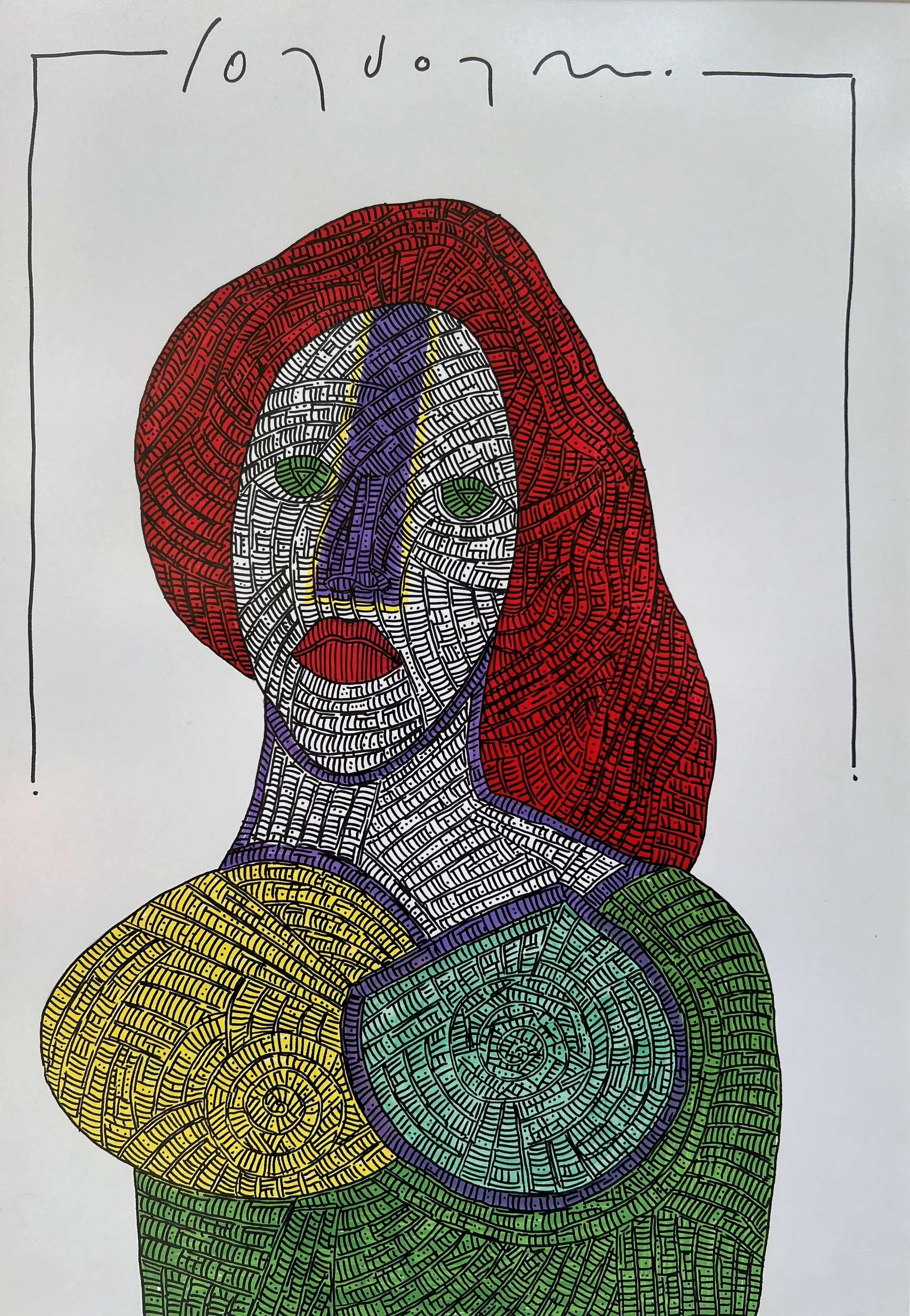 "İsimsiz" eseri MURAT ÖZDOĞRU tarafından 2024 yılında 50x35 cm ölçülerinde Kağıt üzeri akrilik boya tekniği ile yapılmıştır.