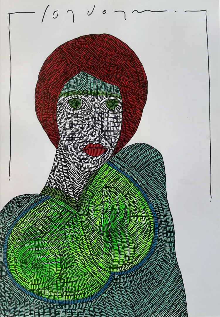 yakınlaştır "İsimsiz" eseri MURAT ÖZDOĞRU tarafından 2024 yılında 50x35 cm ölçülerinde Kağıt üzeri akrilik boya tekniği ile yapılmıştır.