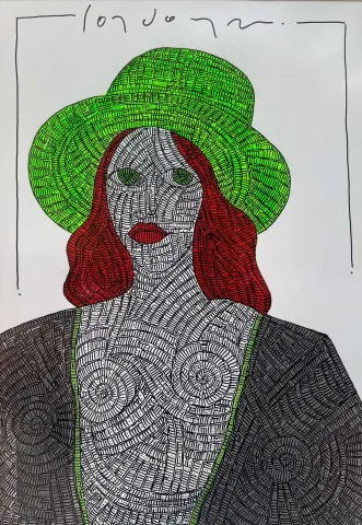 "İsimsiz" eseri MURAT ÖZDOĞRU tarafından 2024 yılında 50x35 cm ölçülerinde Kağıt üzeri akrilik boya tekniği ile yapılmıştır.