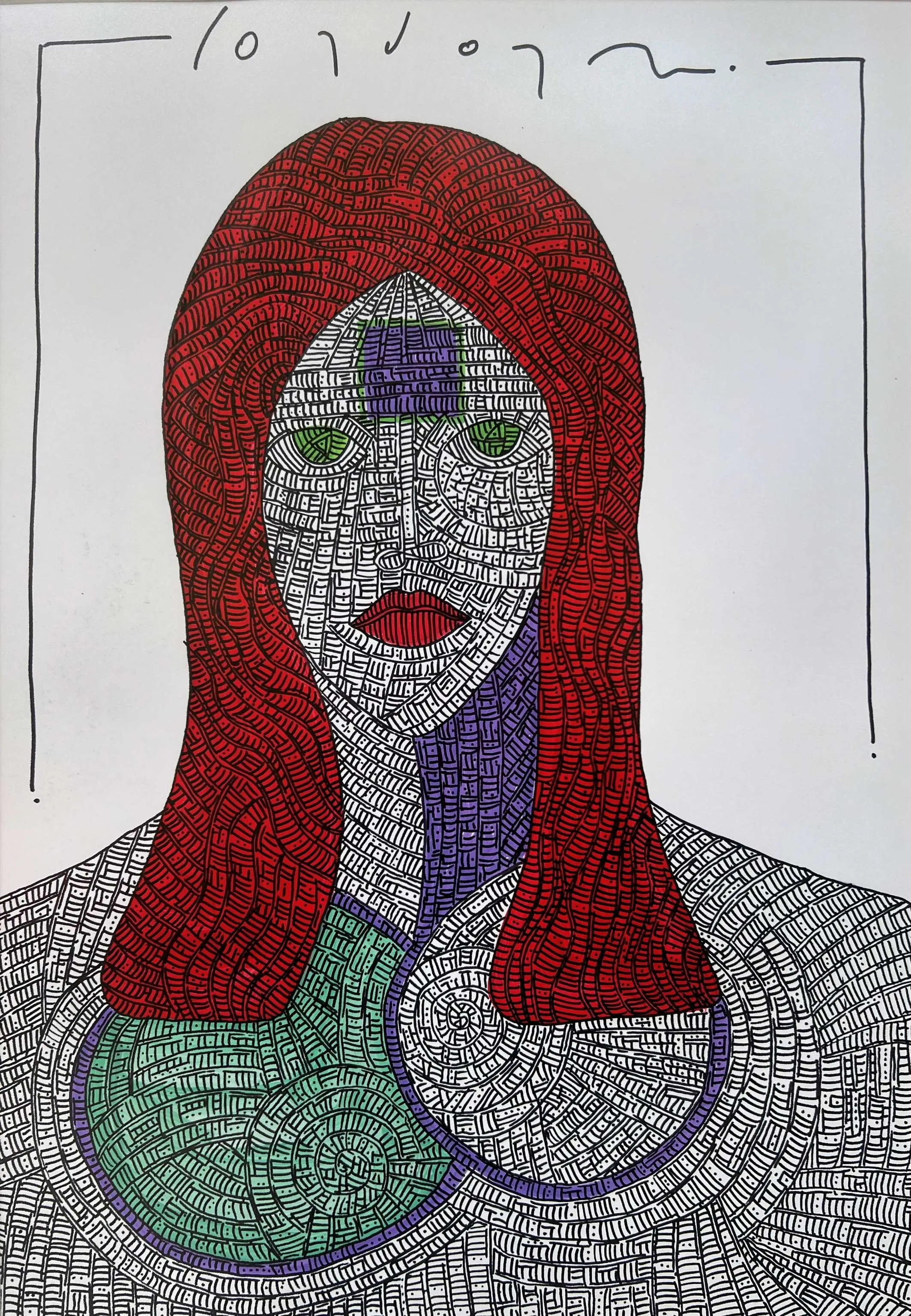 "İsimsiz" eseri MURAT ÖZDOĞRU tarafından 2024 yılında 50x35 cm ölçülerinde Kağıt üzeri akrilik boya tekniği ile yapılmıştır.