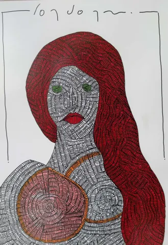 "İsimsiz" eseri MURAT ÖZDOĞRU tarafından 2024 yılında 50x35 cm ölçülerinde Kağıt üzeri akrilik boya tekniği ile yapılmıştır.