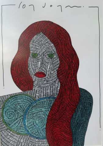 "İsimsiz" eseri MURAT ÖZDOĞRU tarafından 2024 yılında 50x35 cm ölçülerinde Kağıt üzeri akrilik boya tekniği ile yapılmıştır.