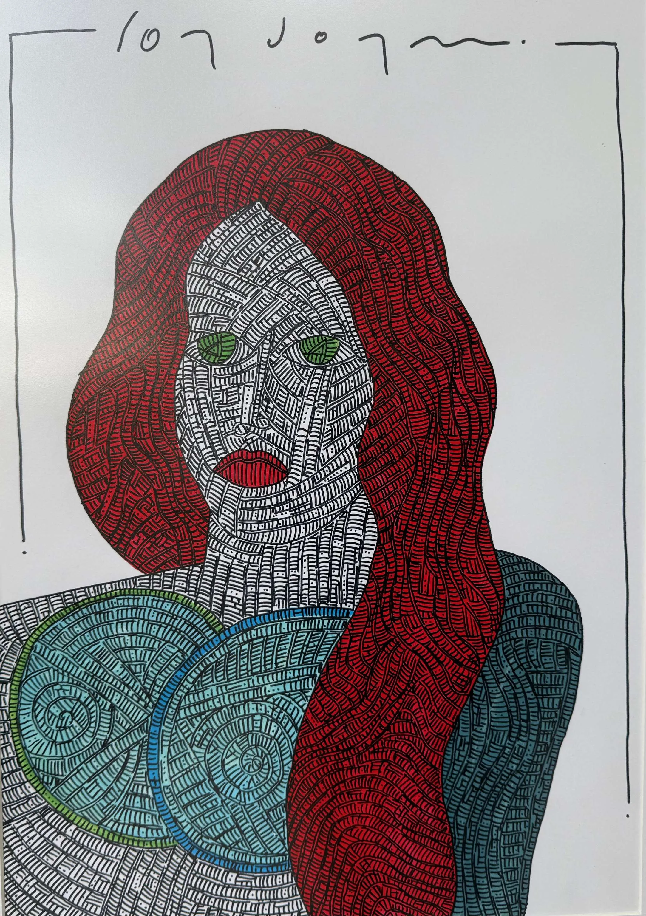 "İsimsiz" eseri MURAT ÖZDOĞRU tarafından 2024 yılında 50x35 cm ölçülerinde Kağıt üzeri akrilik boya tekniği ile yapılmıştır.