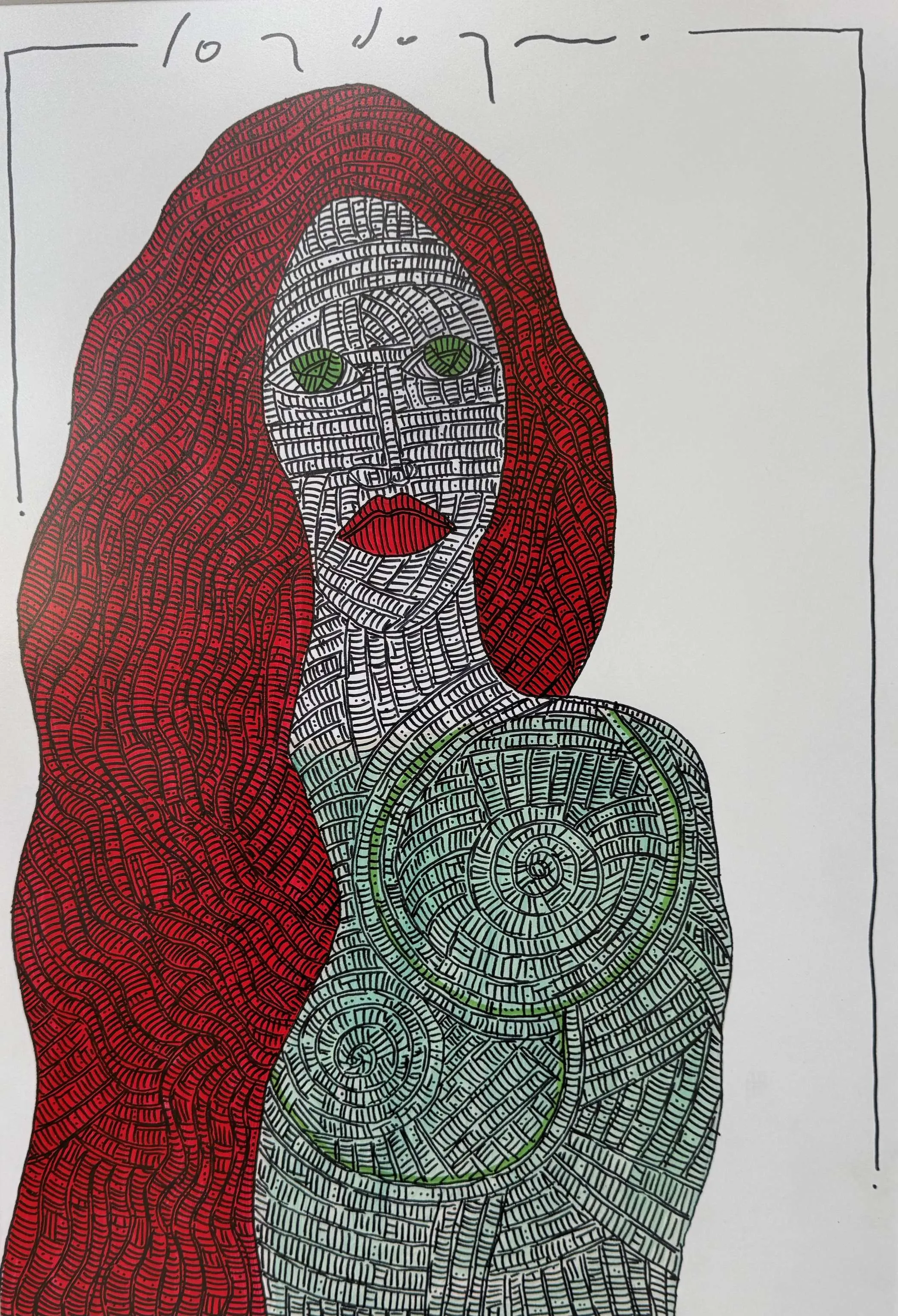 "İsimsiz" eseri MURAT ÖZDOĞRU tarafından 2024 yılında 50x35 cm ölçülerinde Kağıt üzeri akrilik boya tekniği ile yapılmıştır.