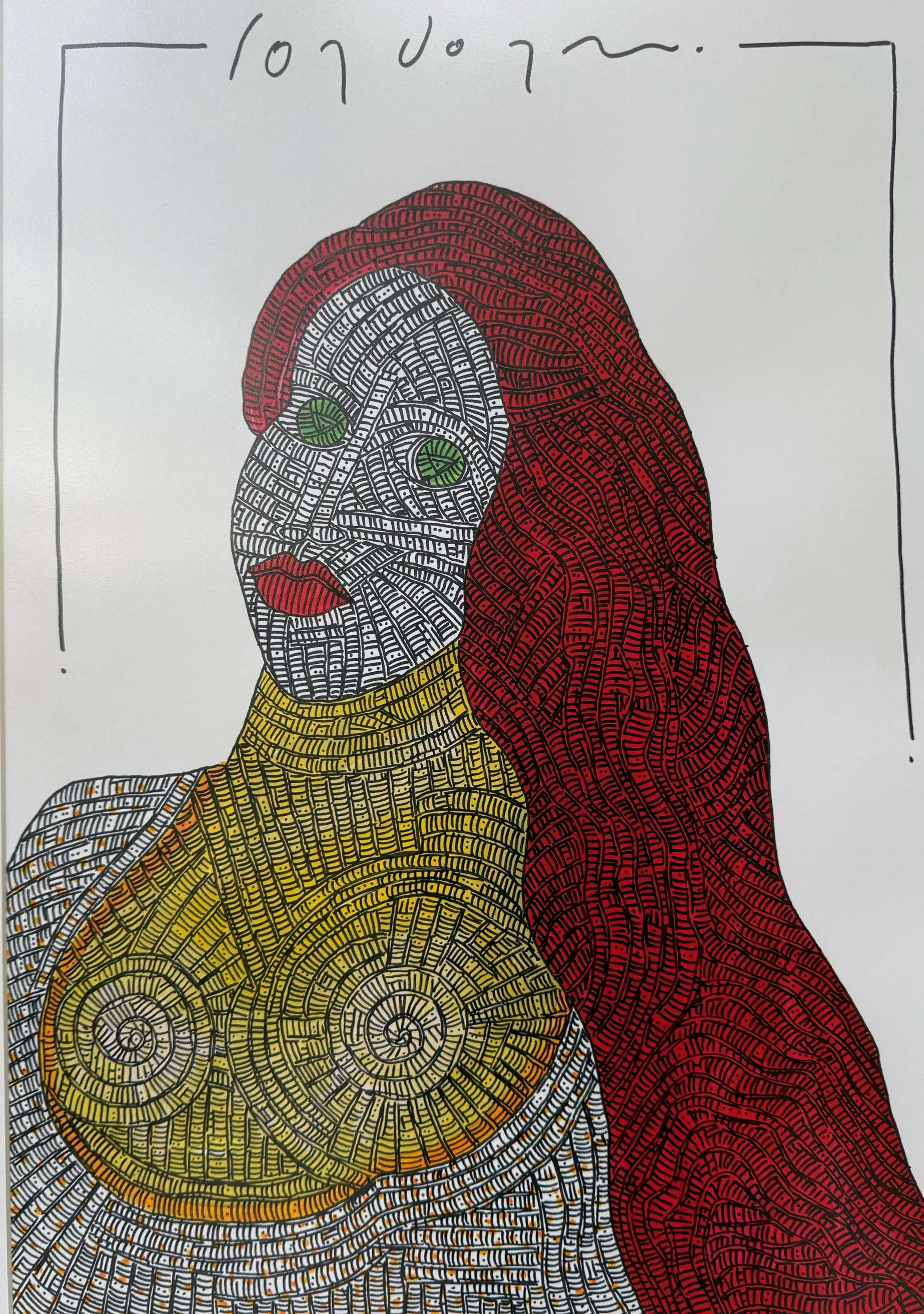 "İsimsiz" eseri MURAT ÖZDOĞRU tarafından 2024 yılında 50x35 cm ölçülerinde Kağıt üzeri akrilik boya tekniği ile yapılmıştır.