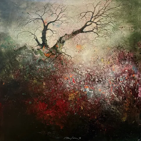 "Catharsis serisi" eseri MUSA GÜNEY tarafından 120x120 cm ölçülerinde Tuval üzeri yağlı boya tekniği ile yapılmıştır.
