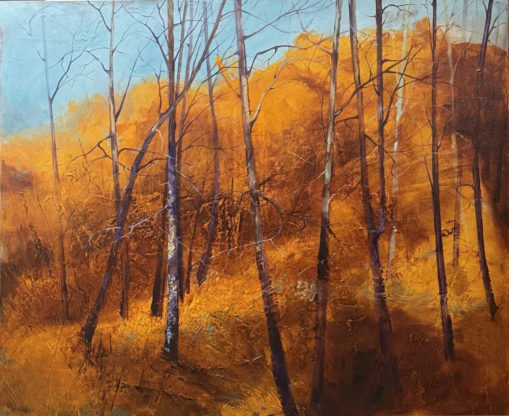 "Catharsis serisi" eseri MUSA GÜNEY tarafından 110x130 cm ölçülerinde Tuval üzeri yağlı boya tekniği ile yapılmıştır.