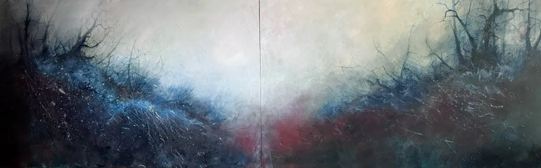 yakınlaştır "Catharsis serisi" eseri MUSA GÜNEY tarafından 2024 yılında 130x400 cm ölçülerinde Tuval üzeri yağlı boya tekniği ile yapılmıştır.