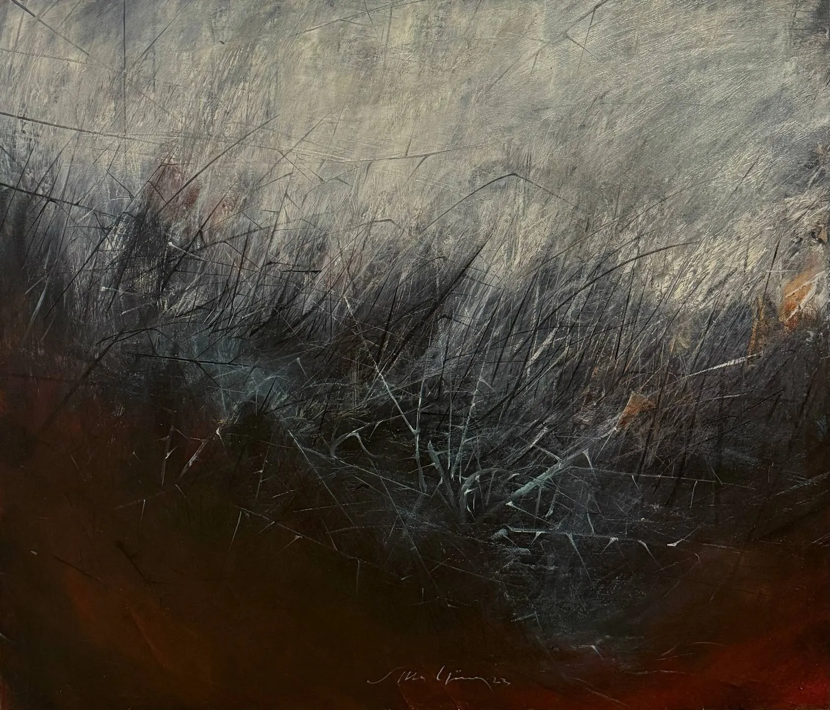 "Catharsis serisi" eseri MUSA GÜNEY tarafından 70x80 cm ölçülerinde Tuval üzeri yağlı boya tekniği ile yapılmıştır.