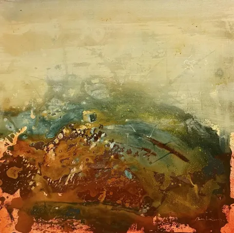 "Catharsis serisi" eseri MUSA GÜNEY tarafından 70x70 cm ölçülerinde Tuval üzeri yağlı boya tekniği ile yapılmıştır.