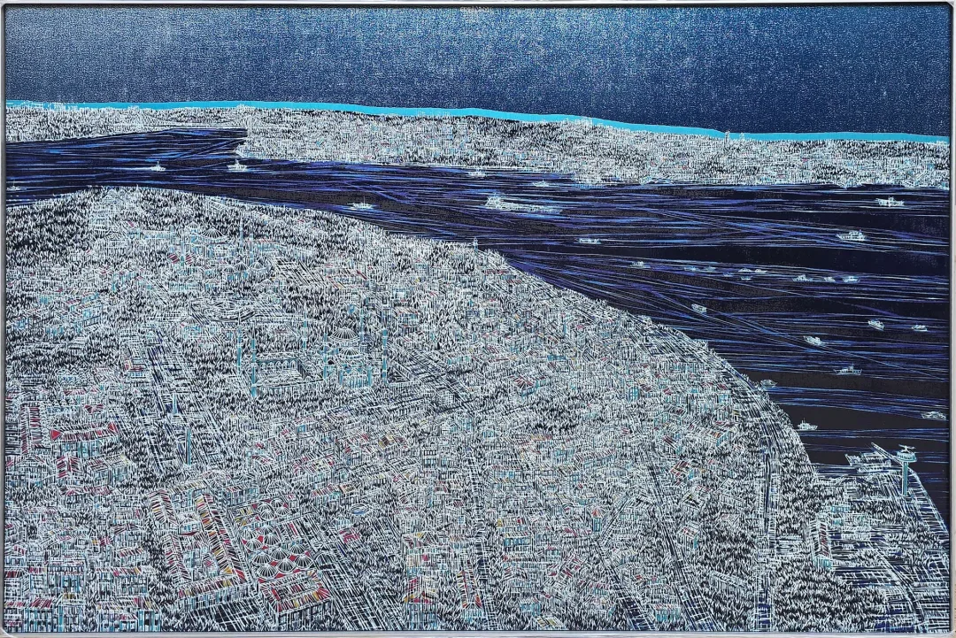 DEVRİM ERBİL — “isimsiz”, 2021 "isimsiz" eseri DEVRİM ERBİL tarafından 2021 yılında 80x120 cm ölçülerinde Alüminyum üzeri Giclee baskı 1/1 Monoprint tekniği ile yapılmıştır.