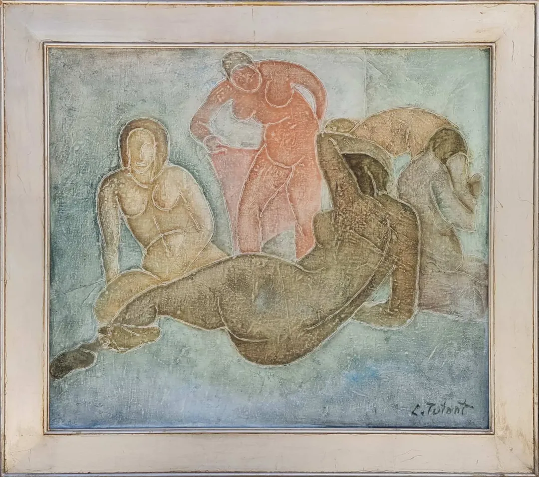 yakınlaştır "Hamamdaki Kadınlar" eseri CELAL TUTANT tarafından 1983 yılında 53x61 cm ölçülerinde Tuval üzeri yağlı boya tekniği ile yapılmıştır.