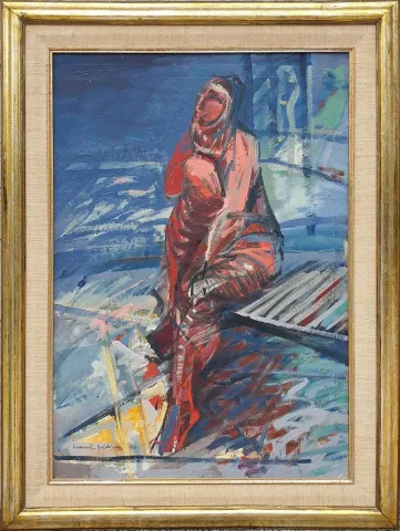 "İsimsiz" eseri İSMAİL YILDIRIM tarafından 1996 yılında 75x51 cm ölçülerinde Kağıt üzeri yağlı boya tekniği ile yapılmıştır.