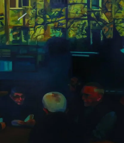 SANEM ALTAYLI — “Gri”, 2025 "Gri" eseri SANEM ALTAYLI tarafından 2025 yılında 100x80 cm ölçülerinde Tuval üzeri yağlı boya tekniği ile yapılmıştır.