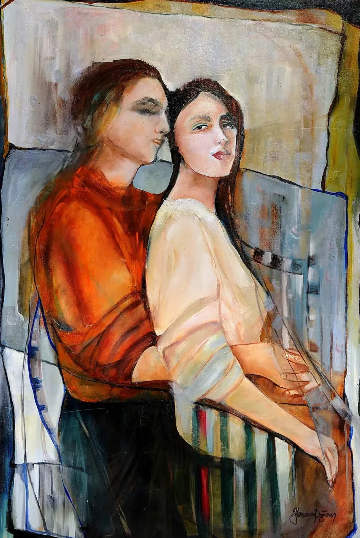 YASEMİN HOTAMIŞLIGİL DOĞAN — “İsimsiz”, 2025 "İsimsiz" eseri YASEMİN HOTAMIŞLIGİL DOĞAN tarafından 2025 yılında 120x80 cm ölçülerinde Tuval üzeri yağlı boya tekniği ile yapılmıştır.