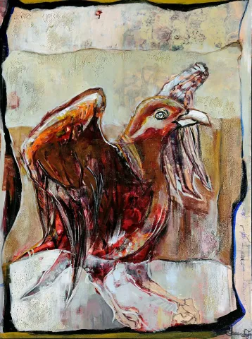 YASEMİN HOTAMIŞLIGİL DOĞAN — “İsimsiz”, 2024 "İsimsiz" eseri YASEMİN HOTAMIŞLIGİL DOĞAN tarafından 2024 yılında 80x60 cm ölçülerinde Tuval üzeri yağlı boya tekniği ile yapılmıştır.