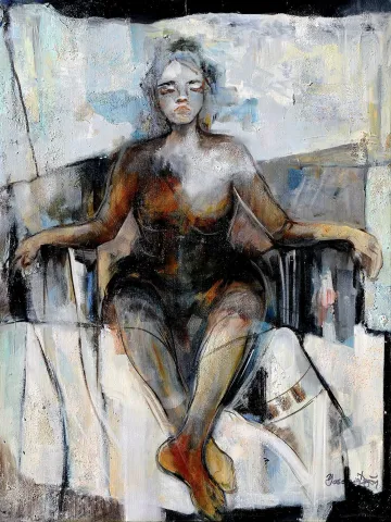 YASEMİN HOTAMIŞLIGİL DOĞAN — “İsimsiz”, 2024 "İsimsiz" eseri YASEMİN HOTAMIŞLIGİL DOĞAN tarafından 2024 yılında 80x60 cm ölçülerinde Tuval üzeri yağlı boya tekniği ile yapılmıştır.