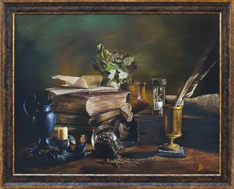HÜSEYİN FEYZULLAH — “isimsiz” "isimsiz" eseri HÜSEYİN FEYZULLAH tarafından 70x90 cm ölçülerinde Tuval üzeri yağlı boya tekniği ile yapılmıştır.