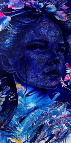 MEVLÜT AKAR — “Reconstruct”, 2024 "Reconstruct" eseri MEVLÜT AKAR tarafından 2024 yılında 130x65 cm ölçülerinde Tuval üzeri akrilik boya tekniği ile yapılmıştır.