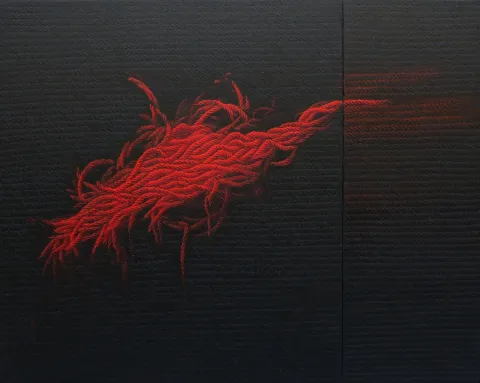 AHMET YEŞİL — “Kıvılcım - 3”, 2021 "Kıvılcım - 3" eseri AHMET YEŞİL tarafından 2021 yılında 120x140 cm ölçülerinde Tuval üzeri yağlı boya tekniği ile yapılmıştır.