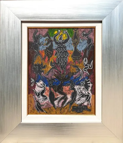 MUSTAFA AYAZ — “isimsiz”, 2016 "isimsiz" eseri MUSTAFA AYAZ tarafından 2016 yılında 33x24 cm ölçülerinde Kağıt üzeri pastel boya tekniği ile yapılmıştır.