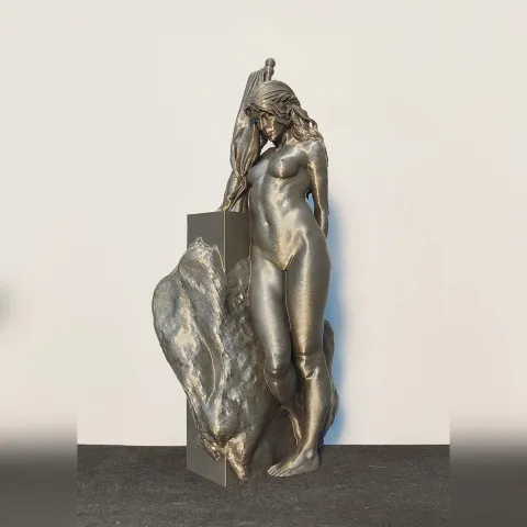 "Kadınlar / Women Series" eseri MURAT PAKTUR tarafından 2025 yılında 8,5x12,22 cm ölçülerinde 3D Modelleme & Baskı tekniği ile yapılmıştır.