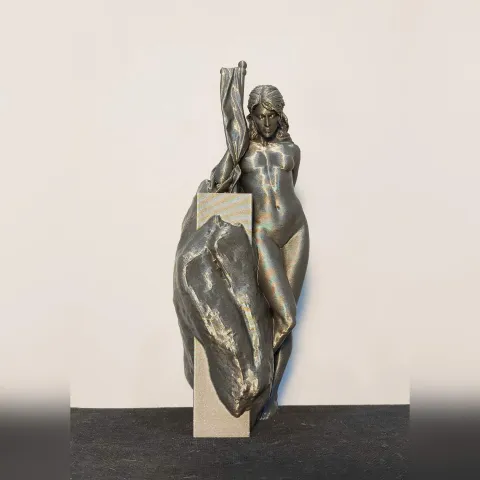 "Kadınlar / Women Series" eseri MURAT PAKTUR tarafından 2025 yılında 8,5x12,22 cm ölçülerinde 3D Modelleme & Baskı tekniği ile yapılmıştır.