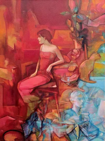 MAHİR GÜVEN — “İsimsiz” "İsimsiz" eseri MAHİR GÜVEN tarafından 70x50 cm ölçülerinde Tuval üzeri yağlı boya tekniği ile yapılmıştır.