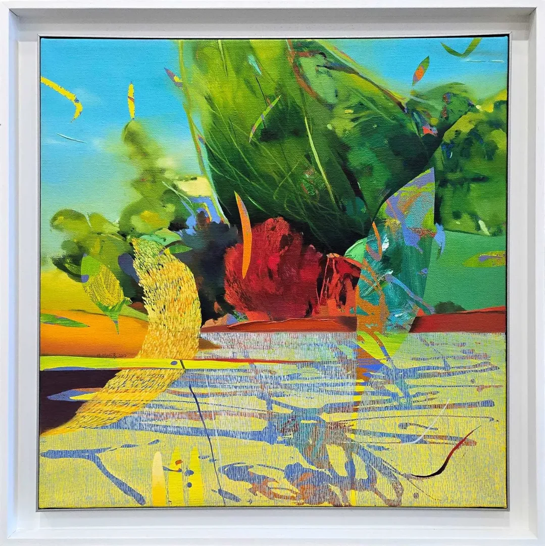 HAKAN ESMER — “İsimsiz”, 2017 "İsimsiz" eseri HAKAN ESMER tarafından 2017 yılında 60x60 cm ölçülerinde Tuval üzeri yağlı boya tekniği ile yapılmıştır.