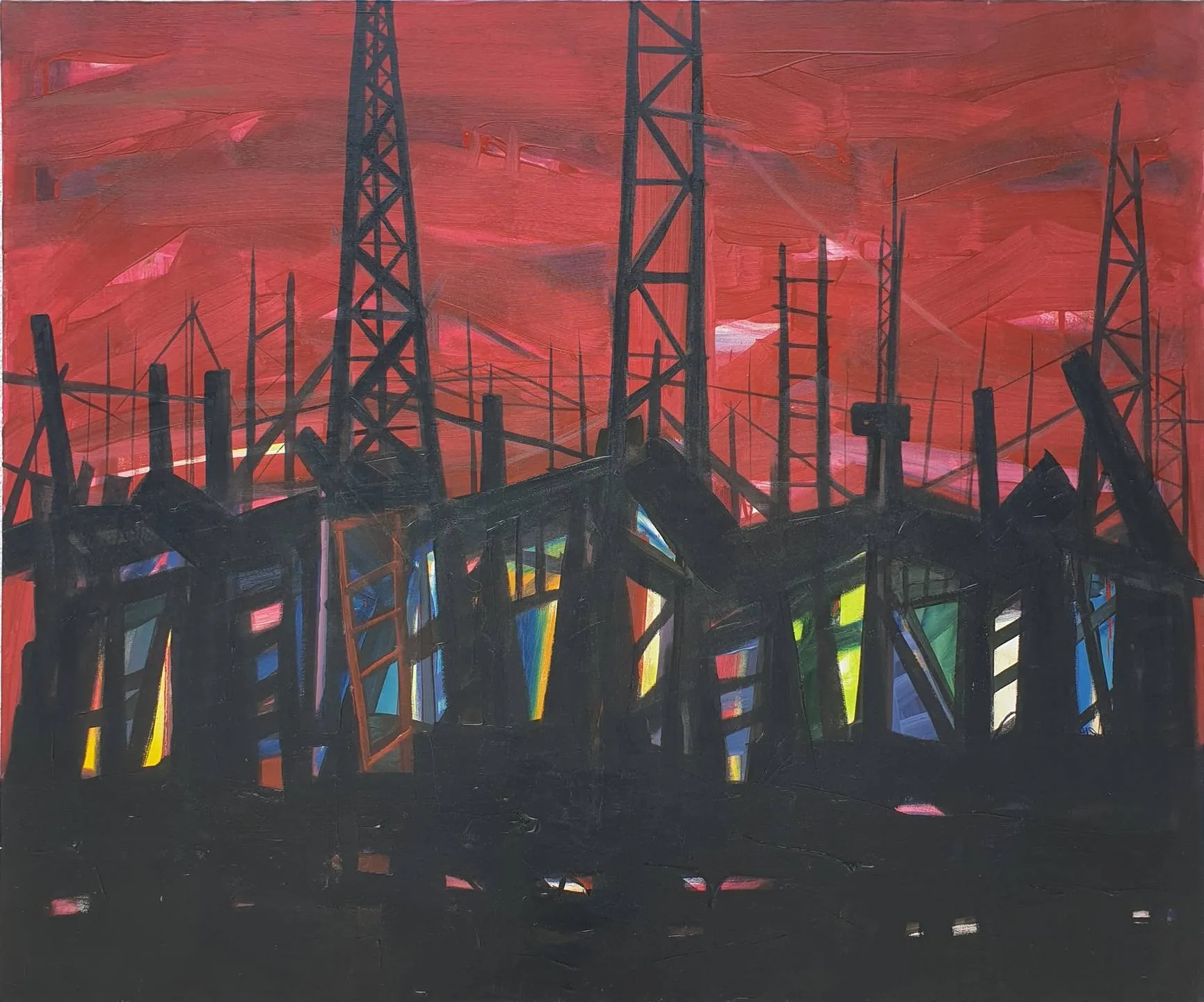 "isimsiz" eseri MUSTAFA DUYMAZ tarafından 2011 yılında 100x120 cm ölçülerinde Tuval üzeri yağlı boya tekniği ile yapılmıştır.