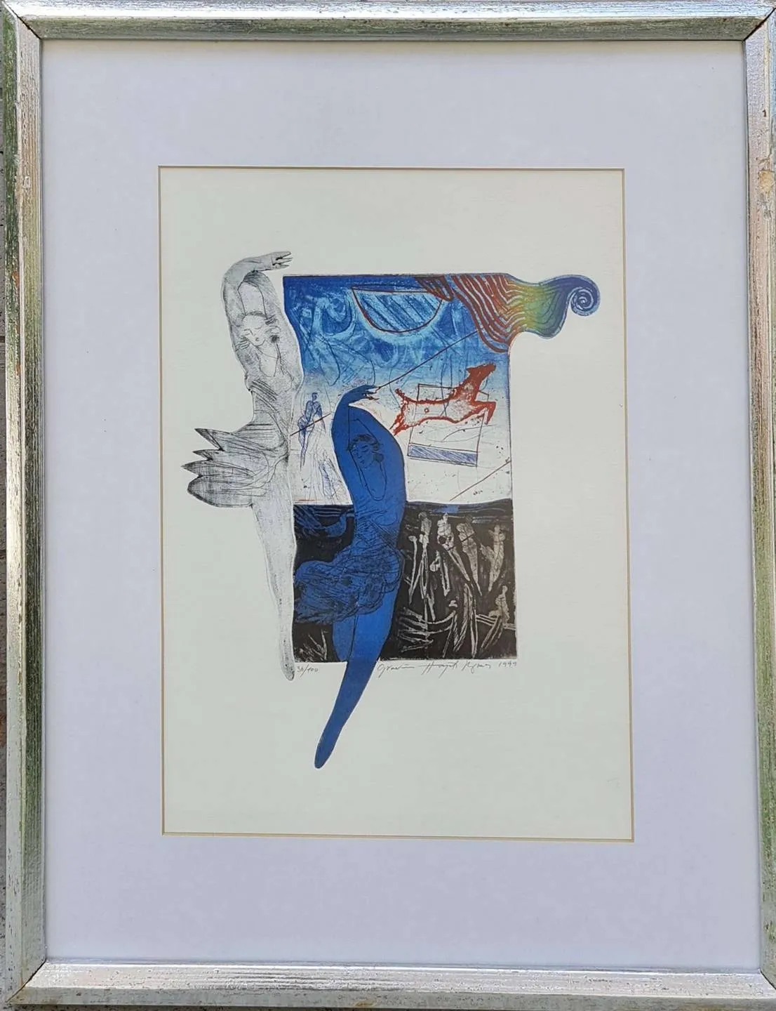 "Dans - Edisyon 36100" eseri HAYATİ MİSMAN tarafından 1999 yılında 36x26 cm ölçülerinde Gravür - Edisyon 36/100 tekniği ile yapılmıştır.