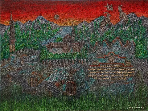 "İsimsiz" eseri MURAT ÖZDOĞRU tarafından 2026 yılında 60x80 cm ölçülerinde Tuval üzeri akrilik boya tekniği ile yapılmıştır.