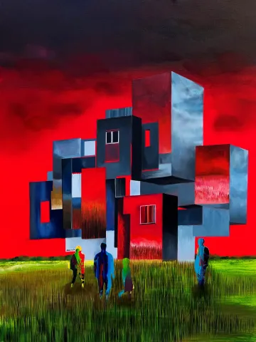 ARDA SELİM — “isimsiz”, 2025 "isimsiz" eseri ARDA SELİM tarafından 2025 yılında 80x60 cm ölçülerinde Tuval üzeri yağlı boya tekniği ile yapılmıştır.