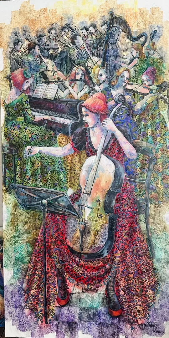 yakınlaştır "İsimsiz" eseri DERYA YILDIZ tarafından 2025 yılında 130x65 cm ölçülerinde Tuval üzeri yağlı boya tekniği ile yapılmıştır.