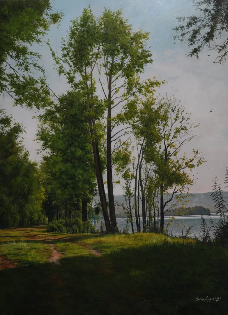 "Yol" eseri HASAN SAYGIN tarafından 2025 yılında 98x71 cm ölçülerinde Tuval üzeri yağlı boya tekniği ile yapılmıştır.