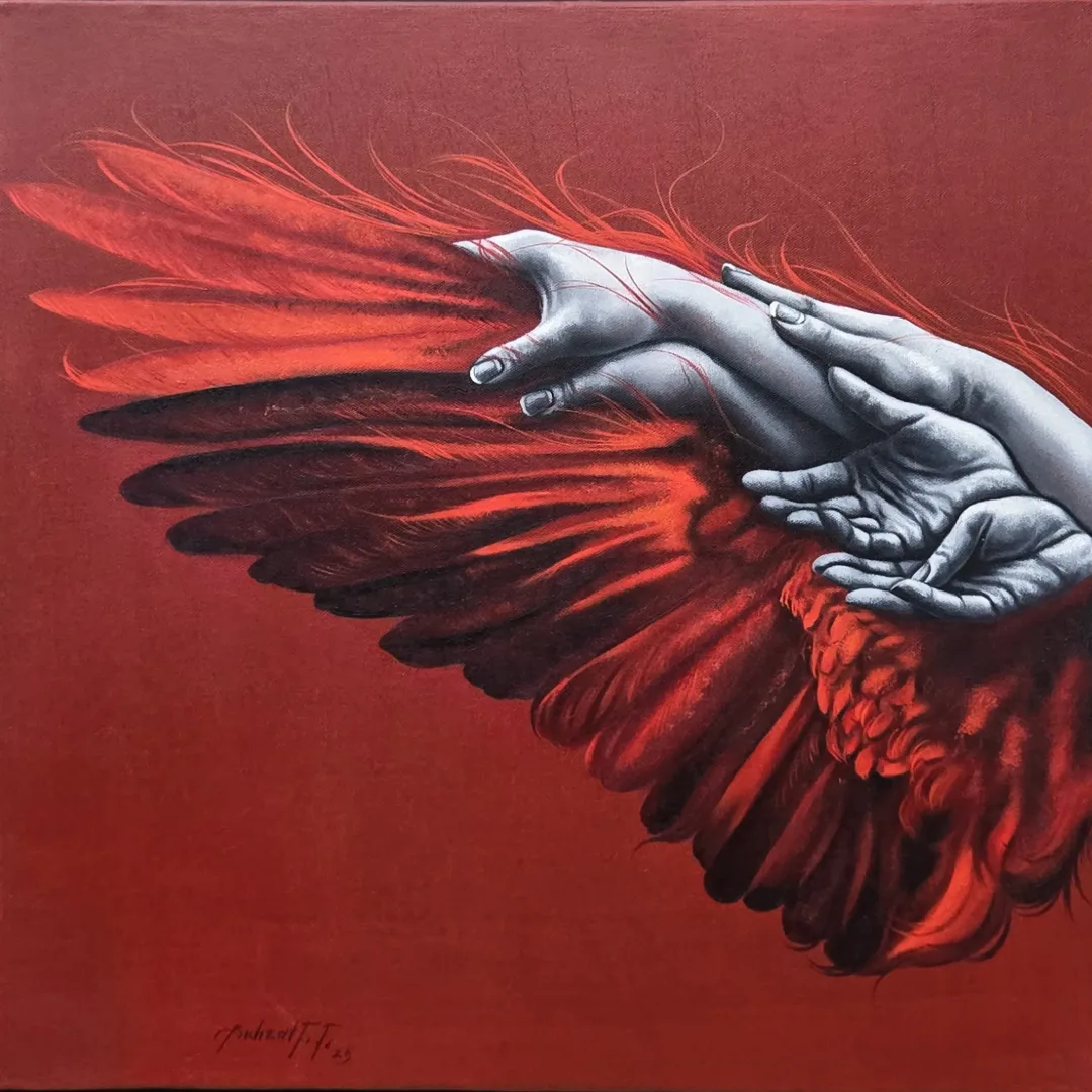 yakınlaştır "Life" eseri BEHZAT FEYZULLAH tarafından 2025 yılında 50x50 cm ölçülerinde Tuval üzeri yağlı boya tekniği ile yapılmıştır.