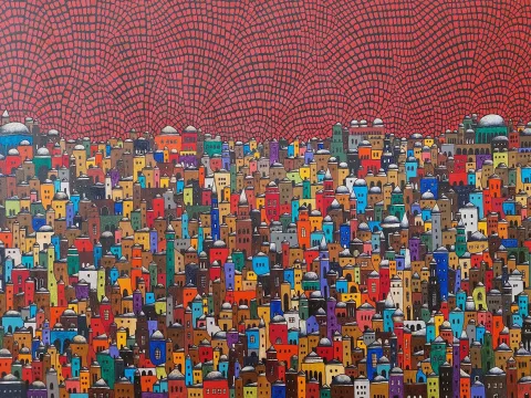 BİNNUR YÜCEBAŞ RUOCCO — “Ubuntu - II”, 2026 "Ubuntu - II" eseri BİNNUR YÜCEBAŞ RUOCCO tarafından 2026 yılında 60x80 cm ölçülerinde Tuval üzeri yağlı boya tekniği ile yapılmıştır.