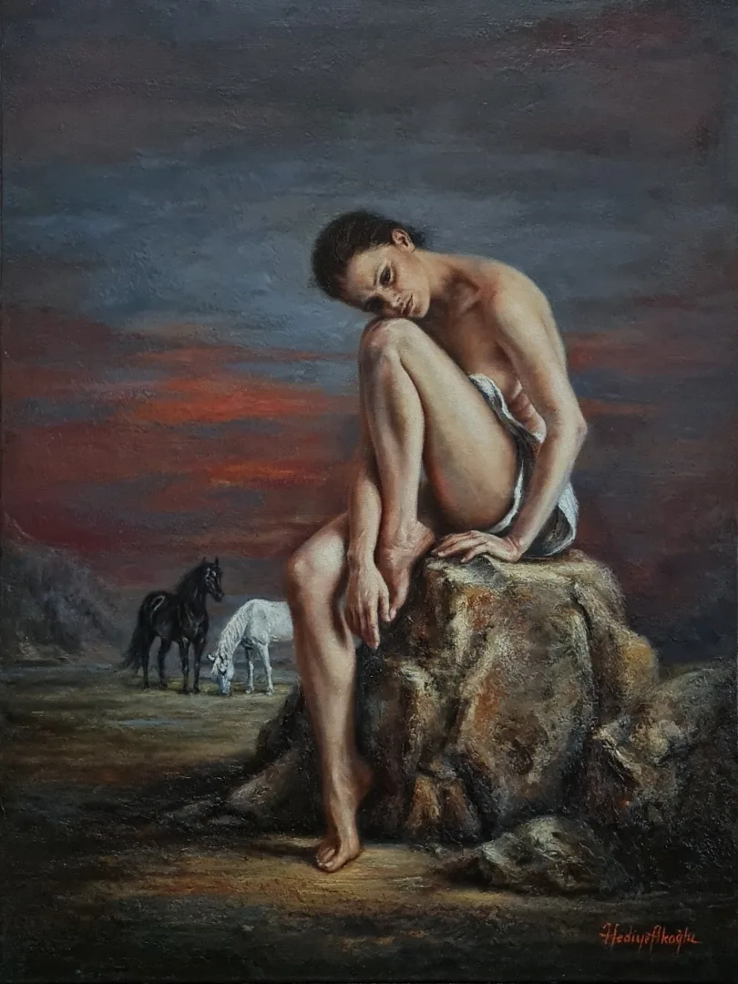 "Özlem" eseri HEDİYE AKOĞLU tarafından 2026 yılında 80x60 cm ölçülerinde Tuval üzeri yağlı boya tekniği ile yapılmıştır.