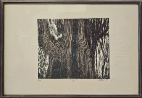 MUAMMER BAKIR — “Ağaç” "Ağaç" eseri MUAMMER BAKIR tarafından 47x68 cm ölçülerinde Ağaç Baskı (Ed. 2/3) tekniği ile yapılmıştır.