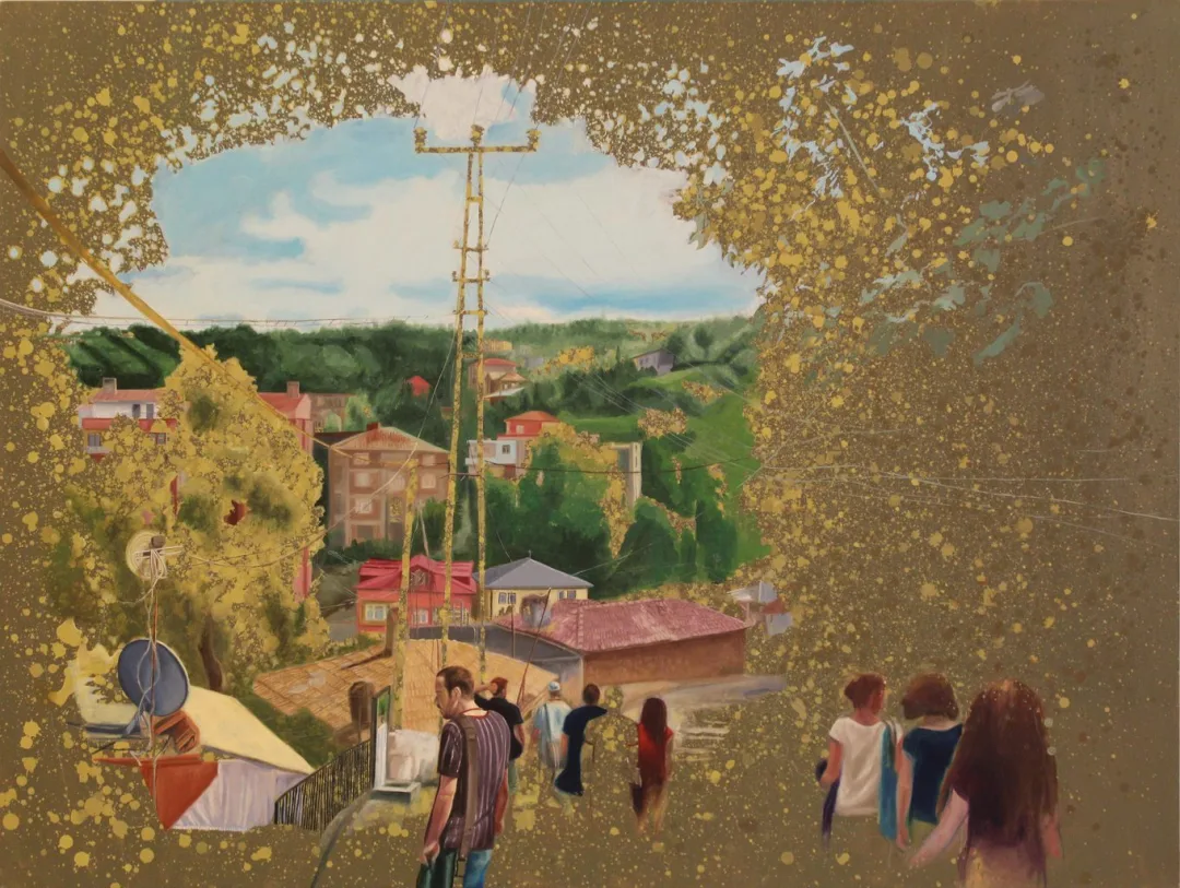 "İsimsiz" eseri ZAFER MALKOÇ tarafından 2012 yılında 90x120 cm ölçülerinde Tuval üzeri yağlı boya tekniği ile yapılmıştır.